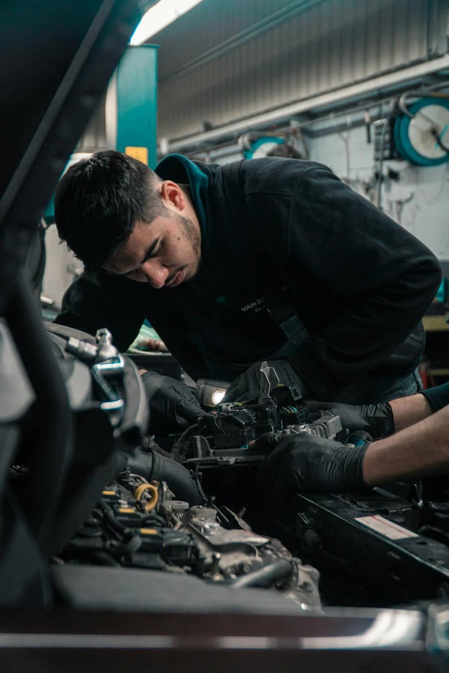 Technician working in the workshop